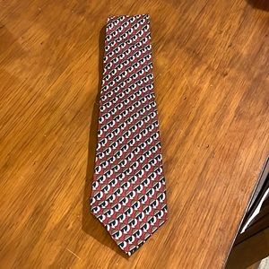 Halston III silk tie mens vintage